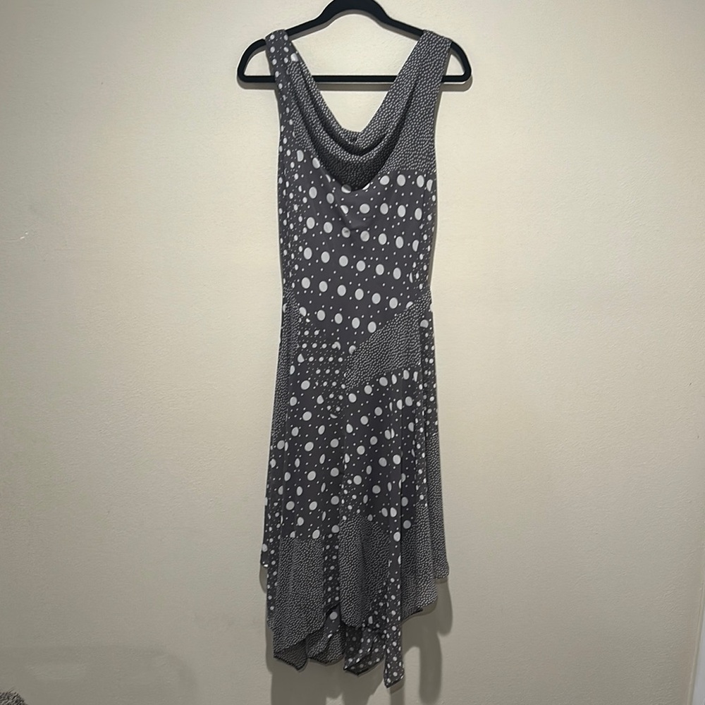 Elle Black and White Asymmetrical Sundress Size M